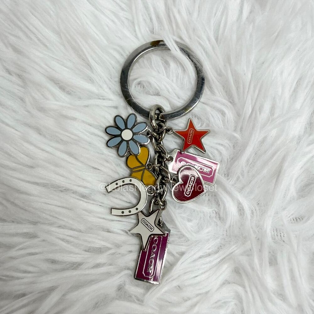 y2k Coach Multi-Charm Daisy Bag Charms